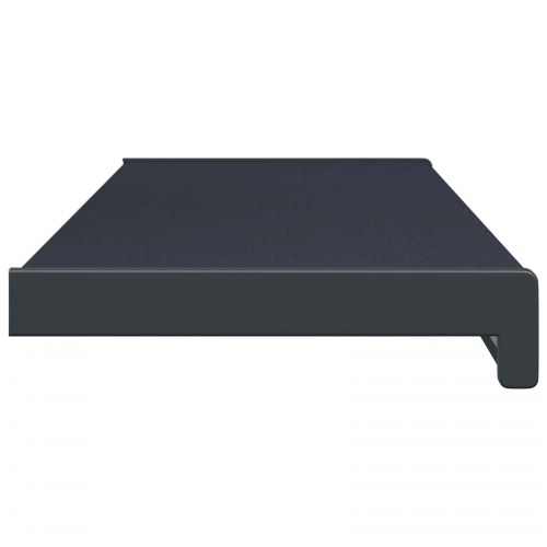 Vindueskarm Anthracit med træstruktur 80 x 20 x 4,5 cm PVC