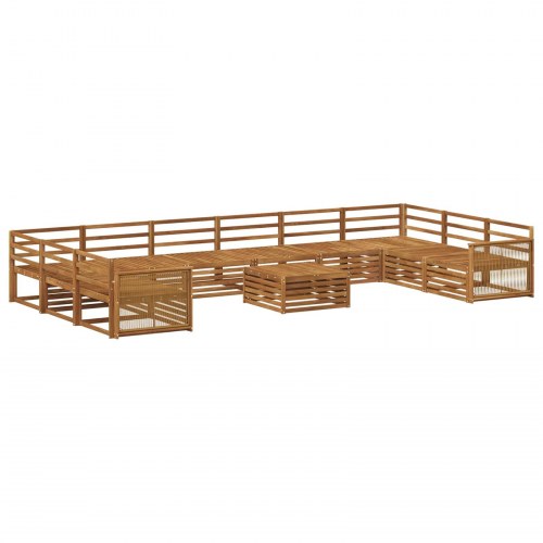 Sofasæt 11 stk Massivt Akacietræ