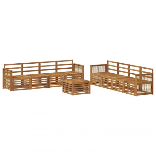 Sofasæt 9 stk Massivt Akacietræ