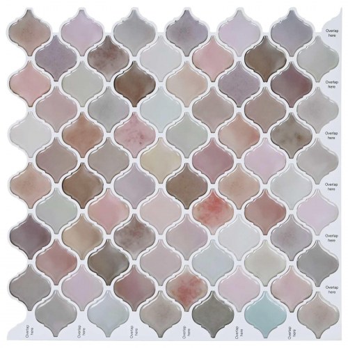 Lanturn Flise 10 stk Beige 27 x 27 cm Polyurethan og PET