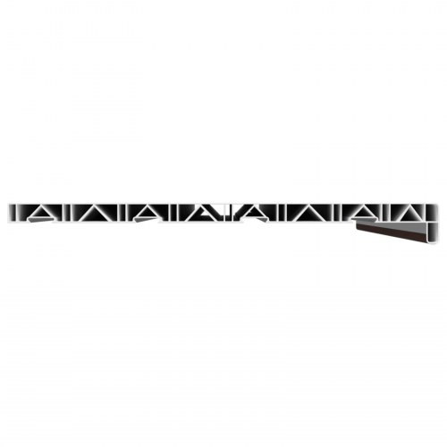 Vindueskarm Brun træ 80 x 40 x 4,5 cm PVC