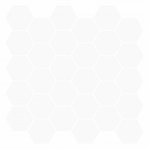 Hexagon flise 20 stk Hvid 30 x 30 cm Polyurethan og PET