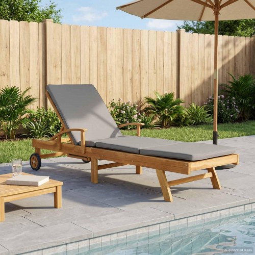 Solstol 100% Polyester Solid-Teak