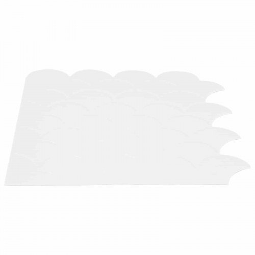 Fiskeskala Flise 20 stk Hvid 30 x 30 cm Polyurethan og PET