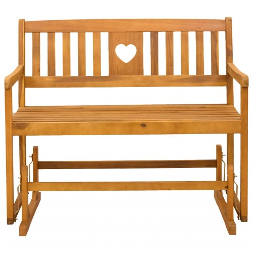 Havestol Gliderbænk Naturfarvet 110 x 59 x 97 cm