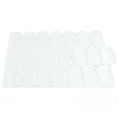 Fjerflise 20 stk Hvid 30 x 30 cm Polyurethan og PET