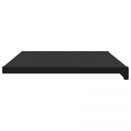 Vindueskarm Sort med træstruktur 100 x 40 x 4,5 cm PVC