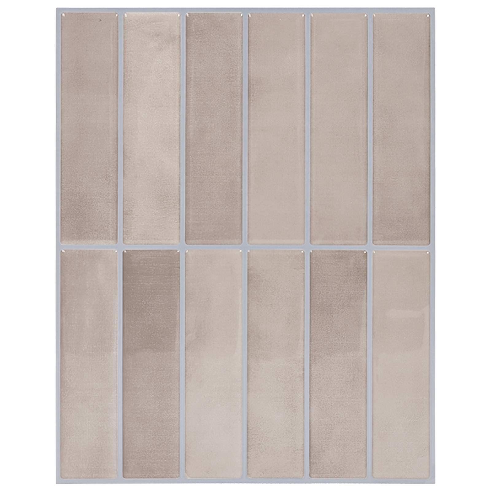 Rektangulær flise 50 stk Beige Kaffe 29 x 23 x 0,08 cm