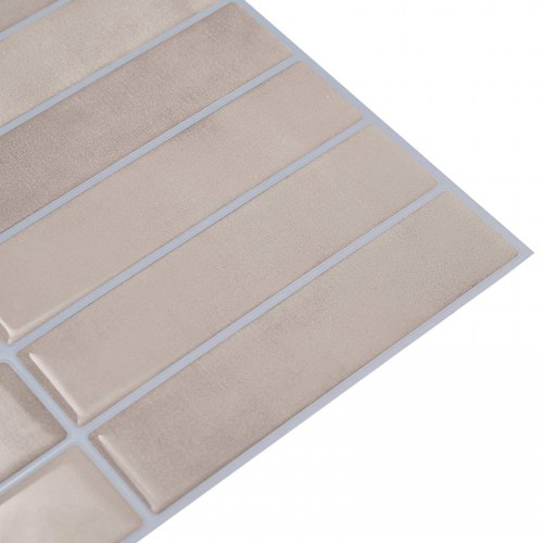 Rektangulær flise 50 stk Beige Kaffe 29 x 23 x 0,08 cm