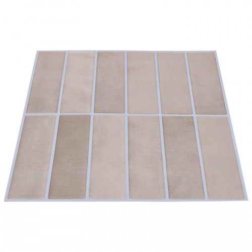 Rektangulær flise 20 stk Beige Kaffe 29 x 23 x 0,08 cm
