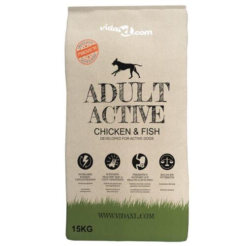 Luksustørfoder til hund Adult Active Chicken & Fish 2 stk. 30 kg