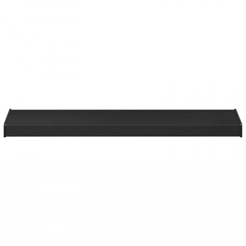 Vindueskarm Sort med træstruktur 80 x 35 x 4,5 cm PVC