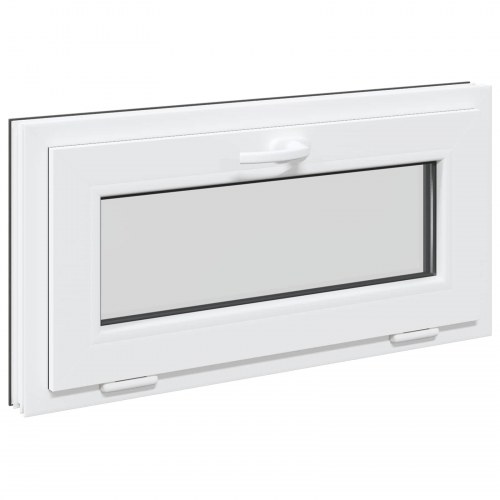 Kældervindue RISOR 80 x 40 cm PVC og glas Antracit