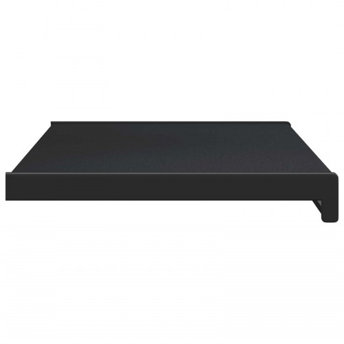 Vindueskarm Sort med træstruktur 60 x 35 x 4,5 cm PVC
