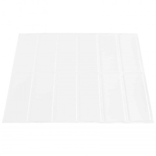 Rektangulær flise 10 stk Hvid 29 x 23 x 0,08 cm