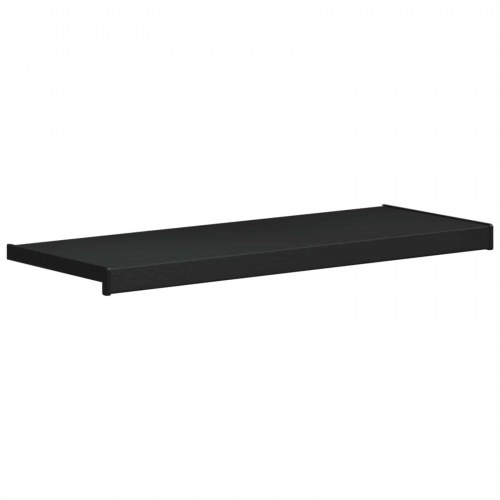Vindueskarm Sort med træstruktur 100 x 30 x 4,5 cm PVC