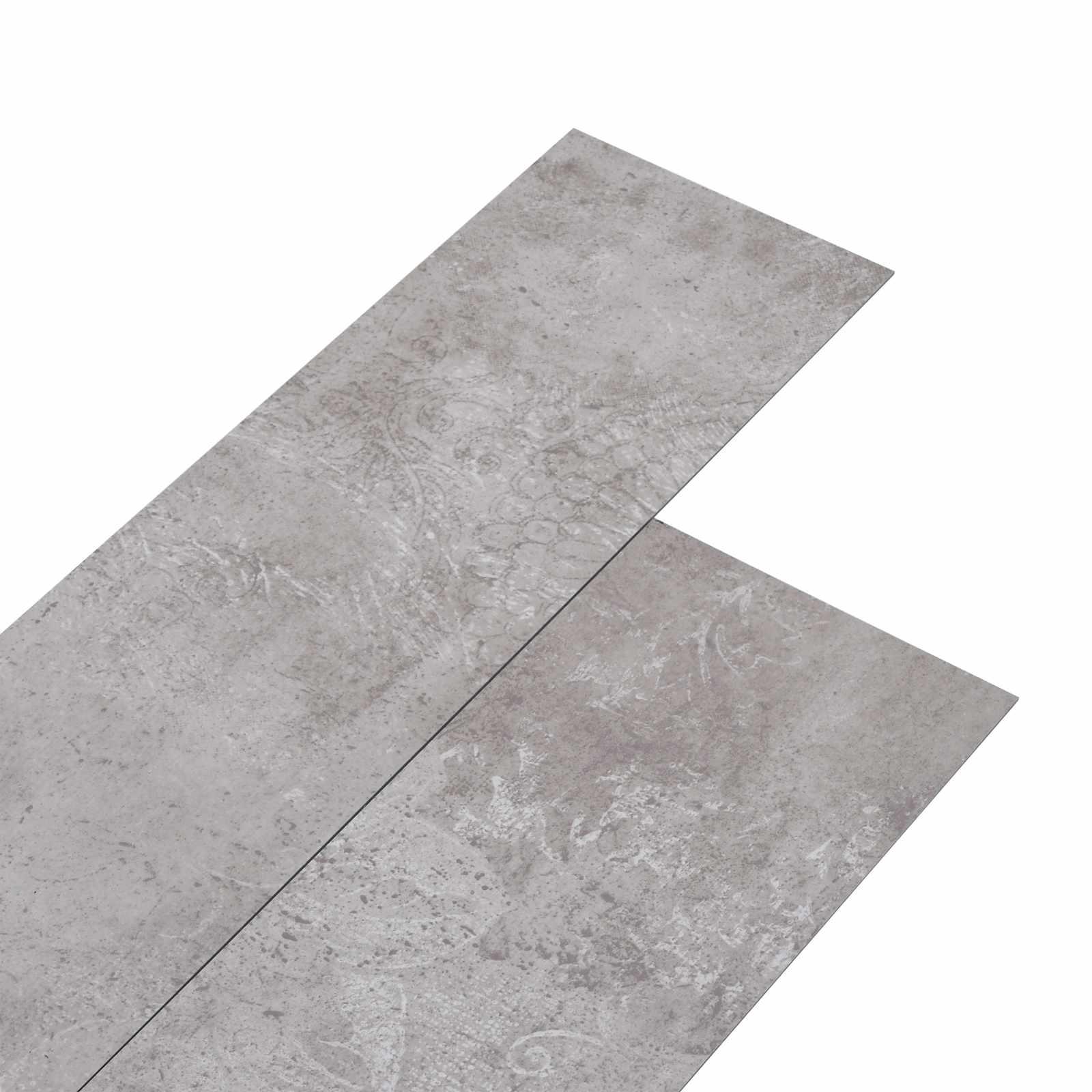 Selvklæbende PVC Plankegulve 30,5 x 61 cm 28 stk PVC Jord Grå