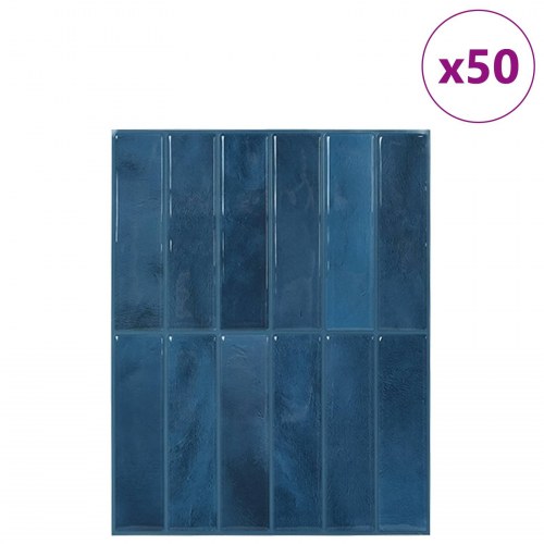 Rektangulær flise 50 stk Blå 29 x 23 x 0,08 cm