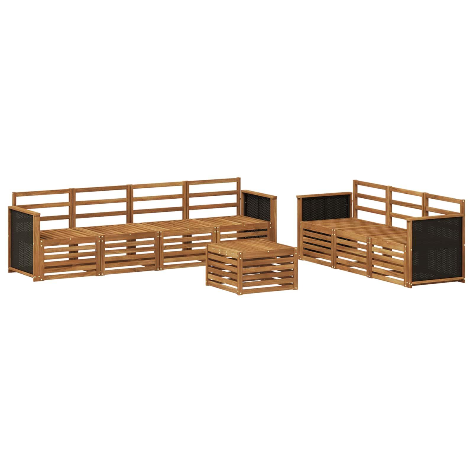 Sofasæt 8 stk Massivt Akacietræ