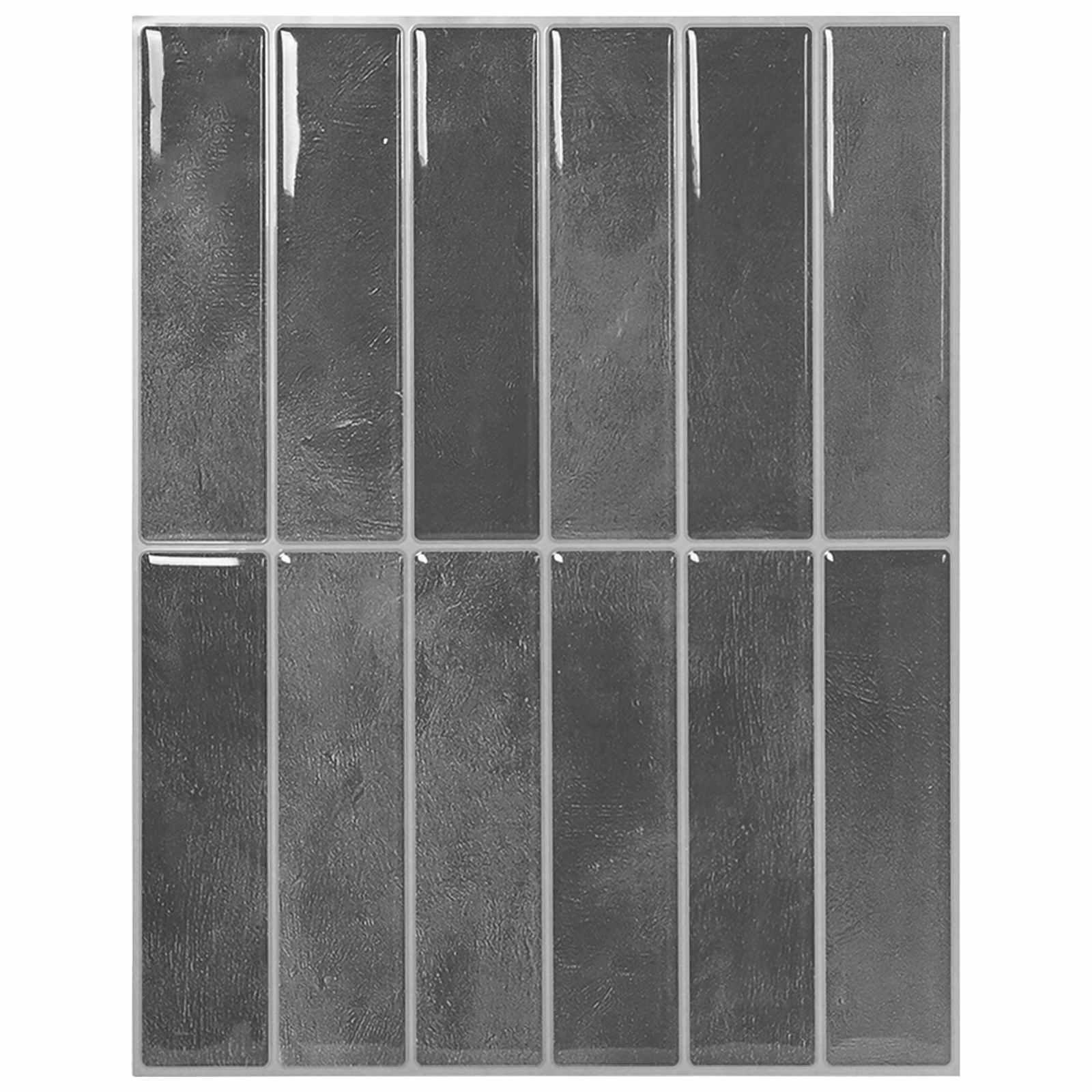 Rektangulær flise 20 stk Grå 29 x 23 x 0,08 cm