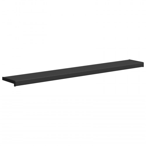 Vindueskarm Sort med træstruktur 120 x 20 x 4,5 cm PVC