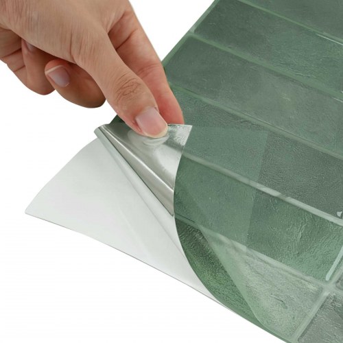 Rektangulær flise 10 stk Mørkegrøn 29 x 23 x 0,08 cm