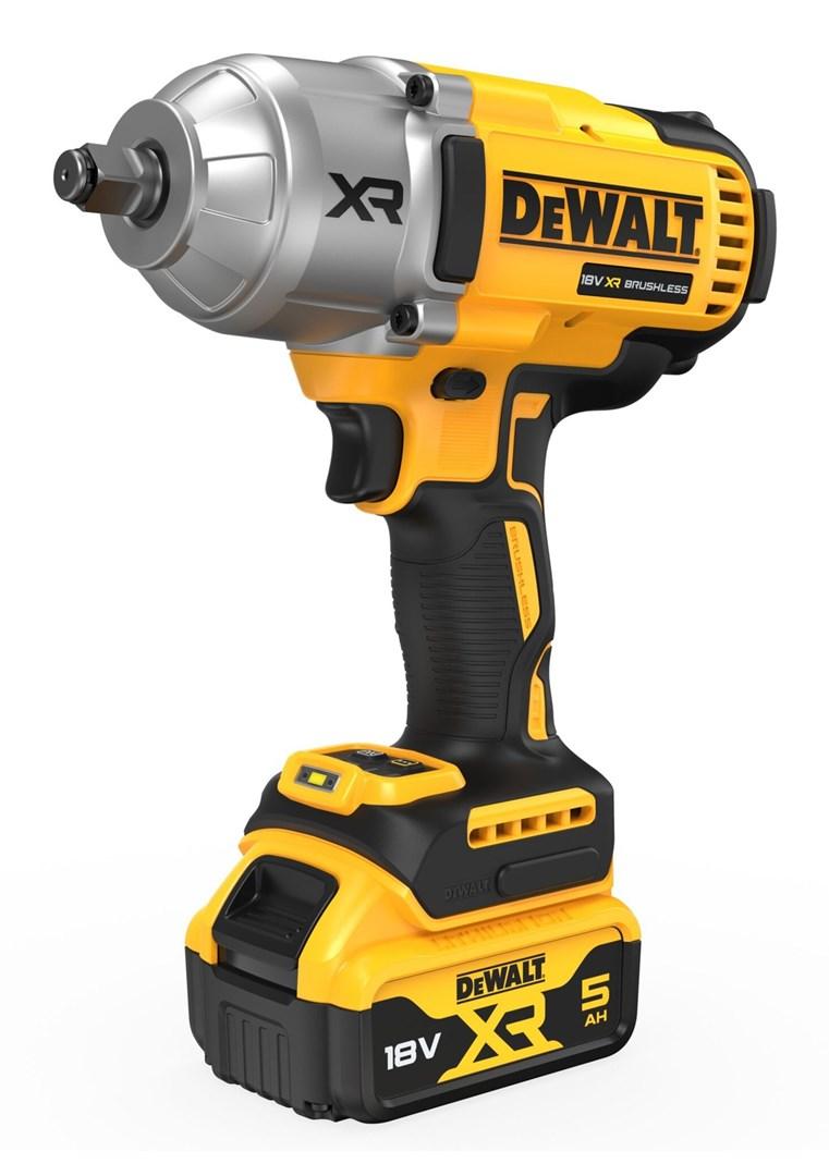 DeWALT DCF900P2T XR 18V slagnøgle 1/2" - 5,0 Ah, kulfri, med kuffert