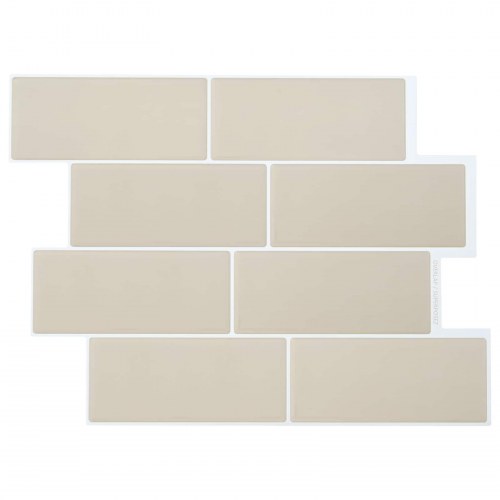 Subway flise 50 stk Beige 29 x 21 cm Polyurethan og PET