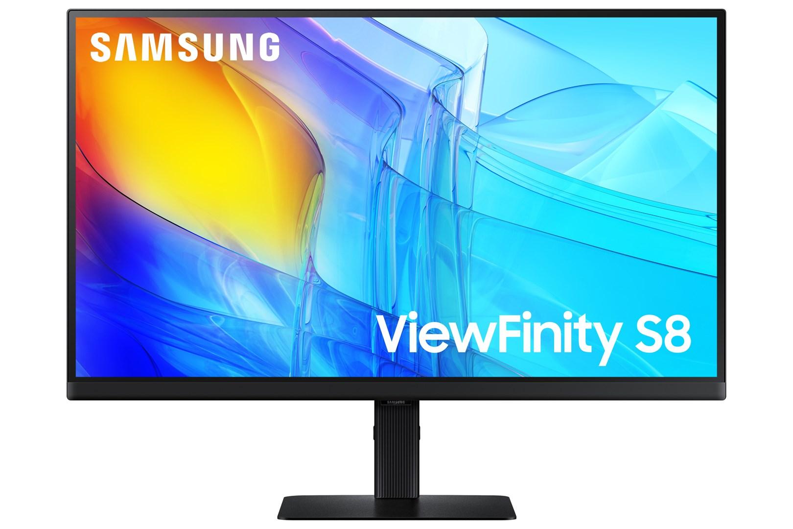 Samsung ViewFinity S80D 27" 4K UHD IPS skærm - sort