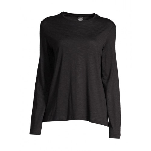 Casall Soft Texture træningsbluse til kvinder - sort