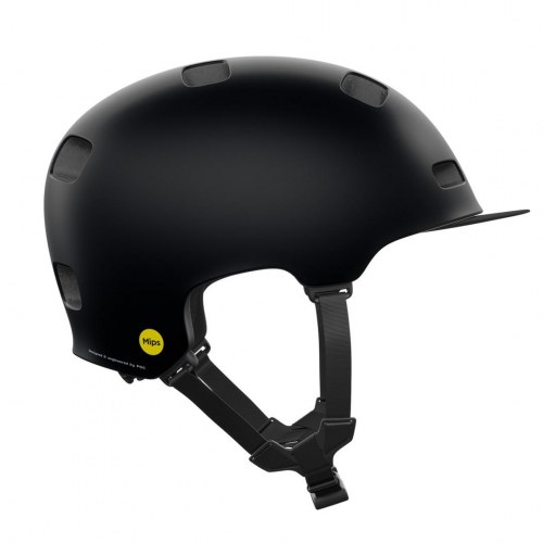 POC Crane MIPS cykelhjelm - Uranium Black Mat (voksen)