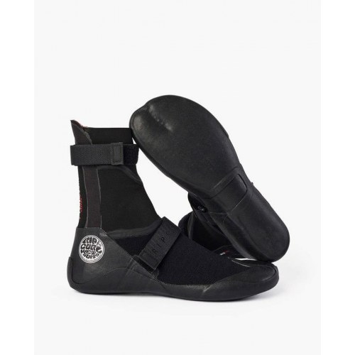 Rip Curl F-Bomb 7 mm neopren-sko med rund tå - sort, str. 9