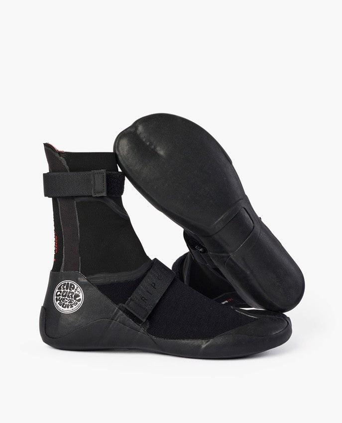 Rip Curl F-Bomb 7 mm neopren surfstøvler - rund tå, sort, str. 8