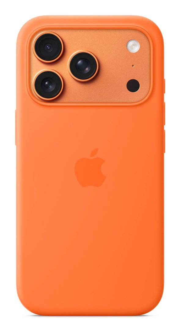 Apple iPhone 17 Pro silikonecover med MagSafe - Orange