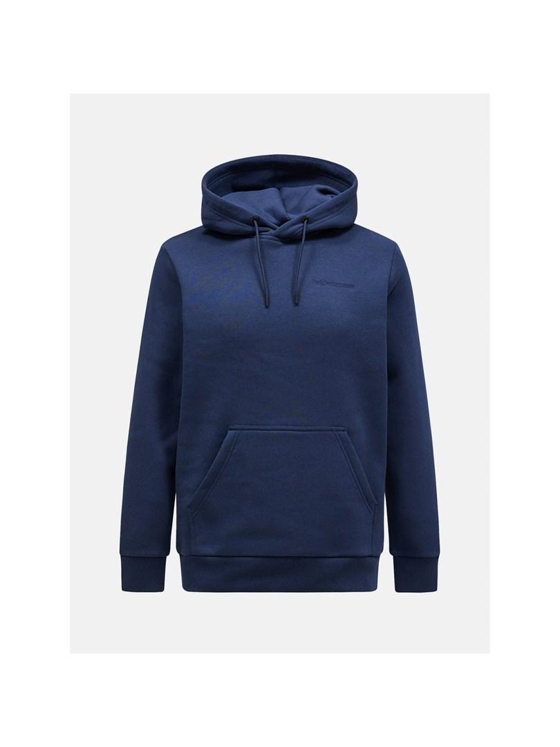 Peak Performance Original Small Logo hættetrøje - navy