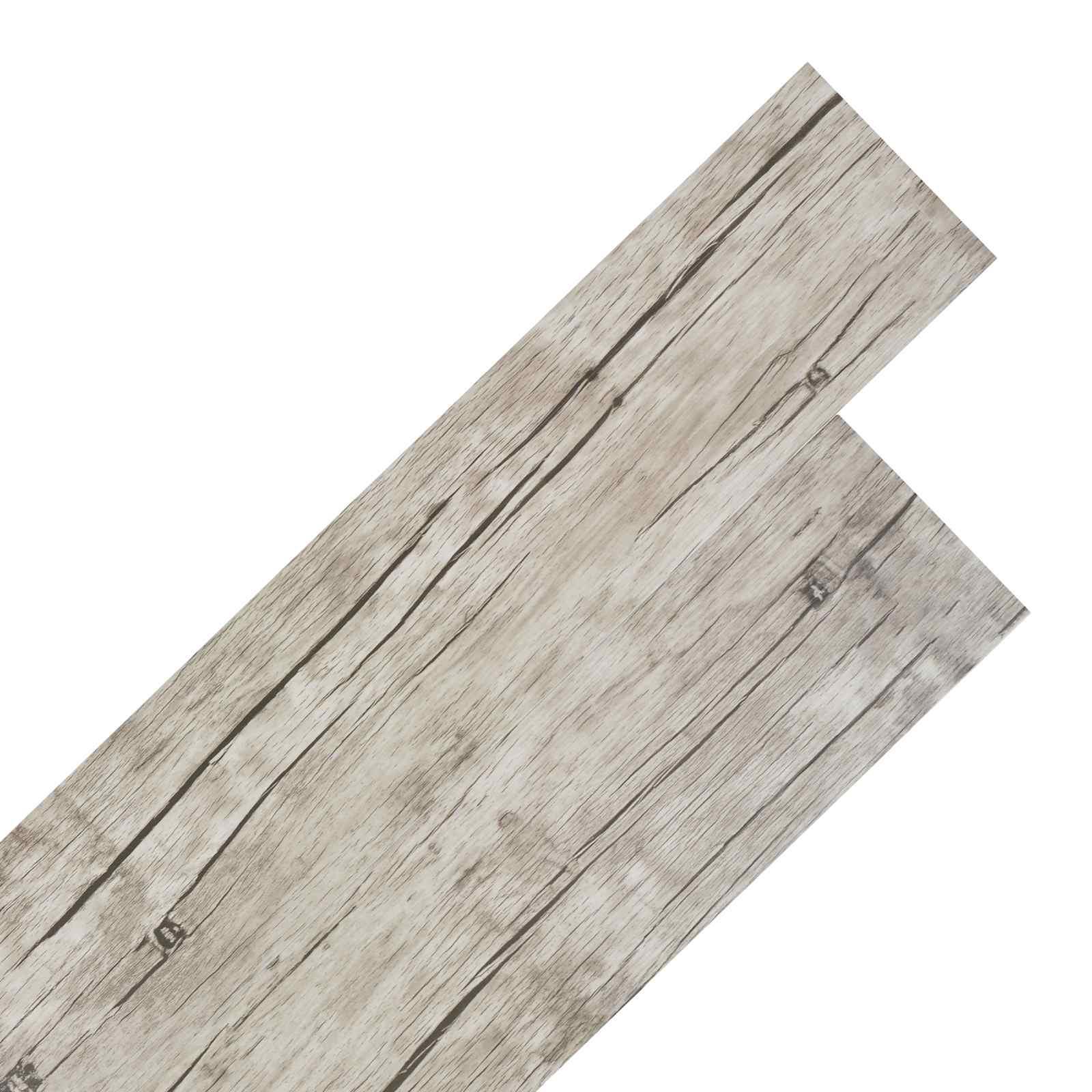 Selvklæbende PVC Plankegulve 30,5 x 61 cm 28 stk PVC Vasket Eg