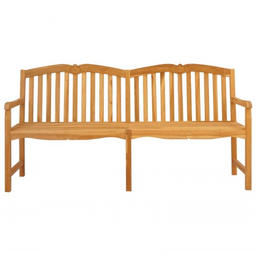Håndskåret Rosenbænk Naturfarvet 180,5 x 60 x 96 cm