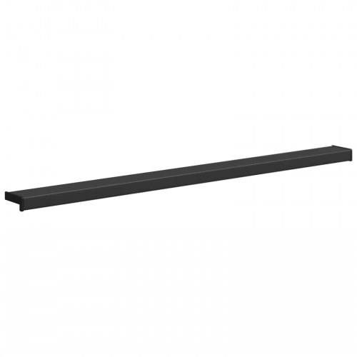 Vindueskarm Sort med træstruktur 160 x 10 x 4,5 cm PVC