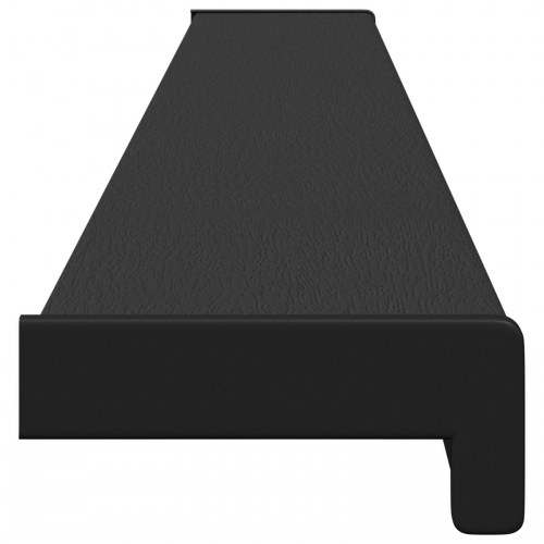 Vindueskarm Sort med træstruktur 160 x 10 x 4,5 cm PVC