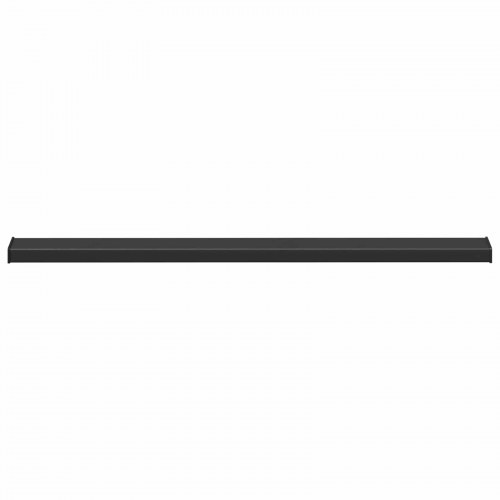 Vindueskarm Sort med træstruktur 140 x 10 x 4,5 cm PVC