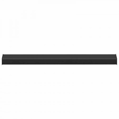 Vindueskarm Sort med træstruktur 80 x 10 x 4,5 cm PVC