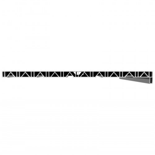 Vindueskarm Hvid 160 x 50 x 4,5 cm PVC