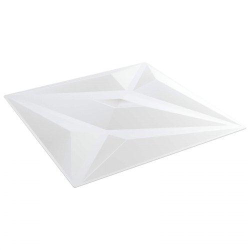 Vægpaneler Stjerne 12 stk Hvid stjerne 50 x 50 cm XPS Skum