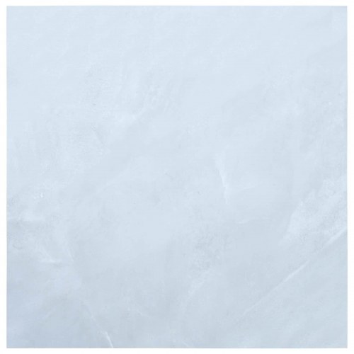 Selvklæbende Gulvplanker 30,5 x 30,5 cm 20 stk PVC Hvid marmor