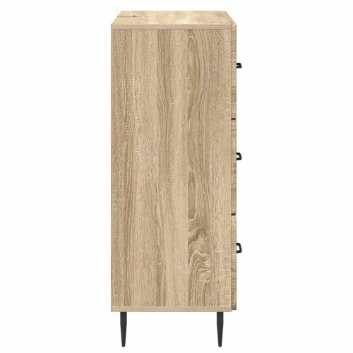 Skuffeskab Sonoma-eg 66 x 34,5 x 89,5 cm Konstrueret træ
