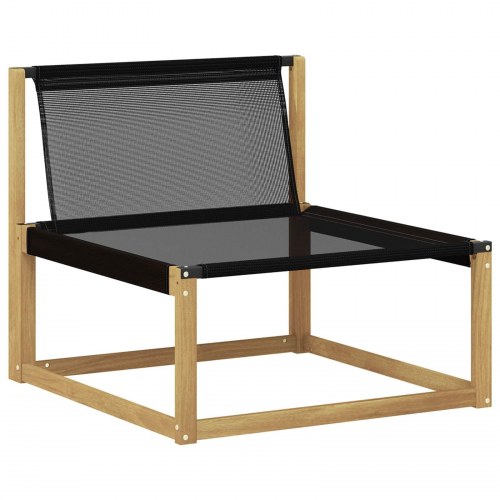 Udendørs sofagruppe med pude 8 stk Hvid og sort