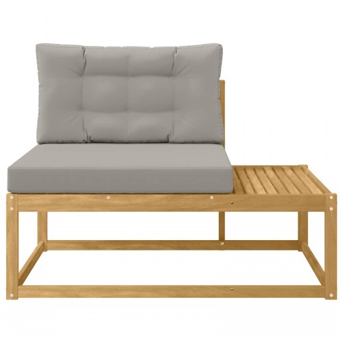Udendørs Modulsofa med pude Hvid 115 x 83 x 73 cm Polyester