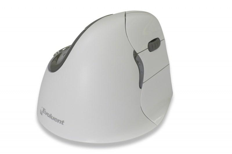 Evoluent 4 Bluetooth ergonomisk vertikal mus - Højrehånd, hvid