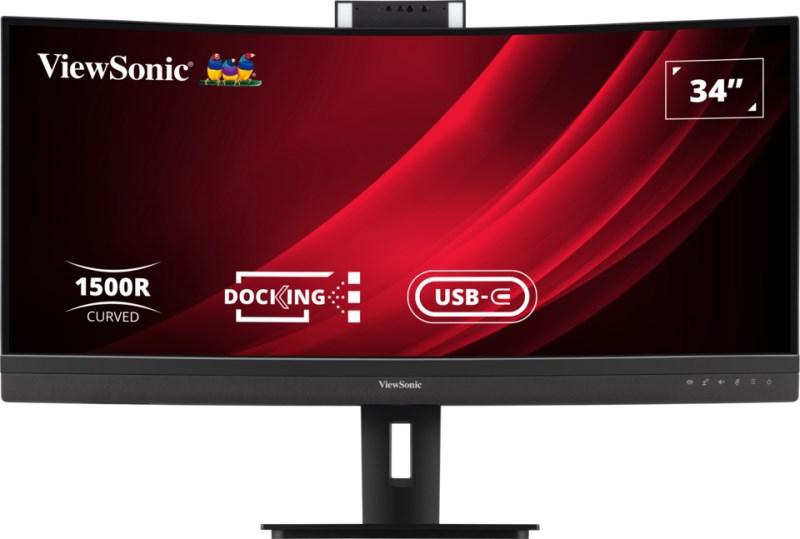 ViewSonic VG3457CV 34" buet UltraWide QHD LED-skærm - sort