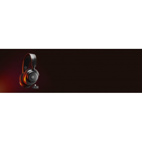 SteelSeries Arctis Nova 7 trådløst gaming-headset - USB-C & Bluetooth - Sort